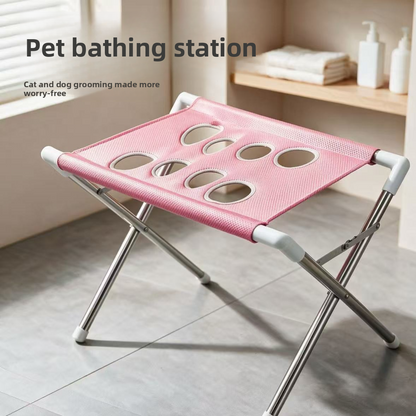 PawStation™ Foldable Pet Bath & Grooming Stand