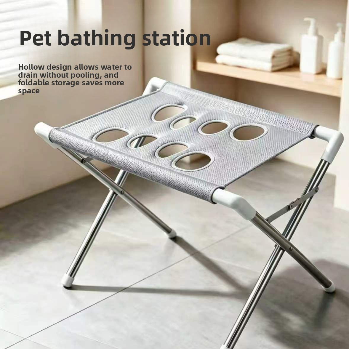 PawStation™ Foldable Pet Bath & Grooming Stand