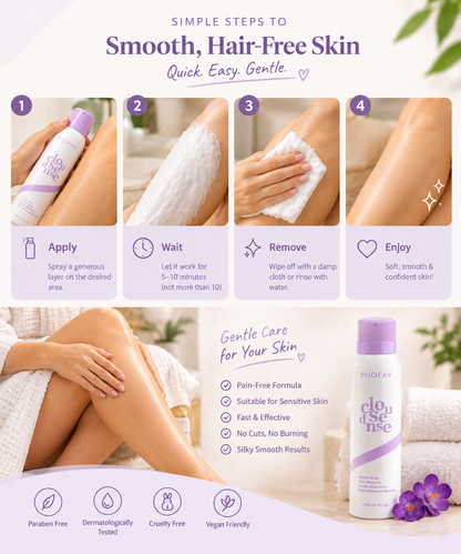 Gentle Hair Removal Mousse Spray